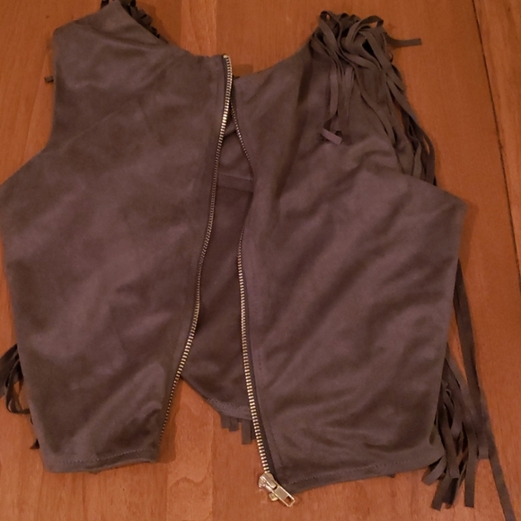 Fringe suede top - Picture 2 of 2